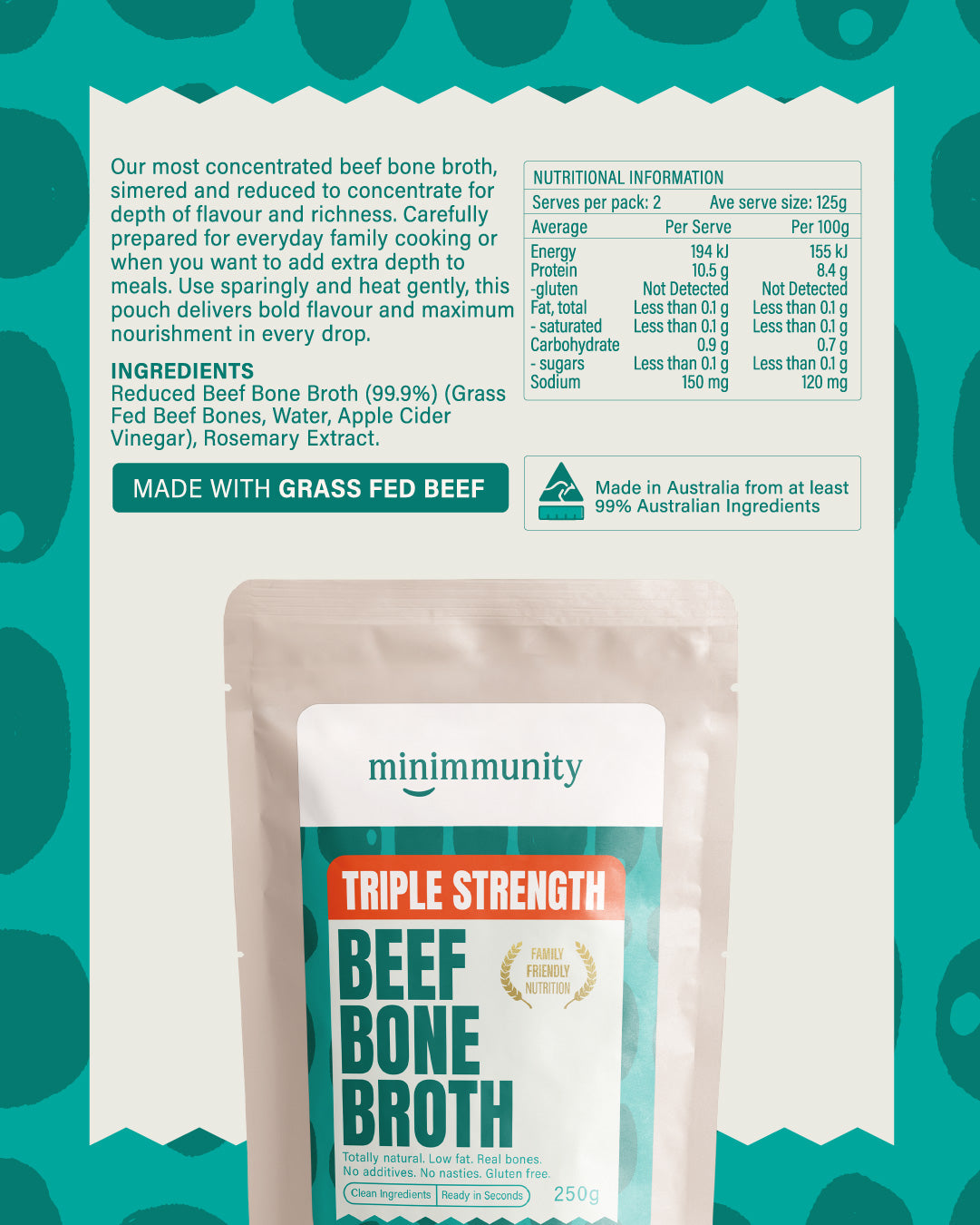Triple Strength Beef Bone Broth